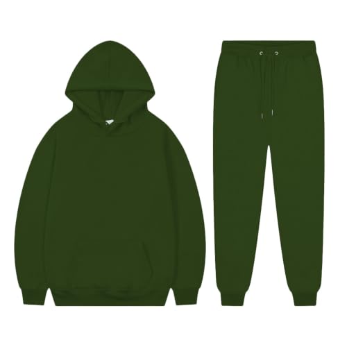 Sweatsuits Women 2 Piece Outfit Hoodie Elastic Jogger Pants Casual Fall - image 7