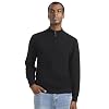 Men’s Half Zip Sweater – 100% Cashmere, Long Sleeve Luxury Knit Pullover