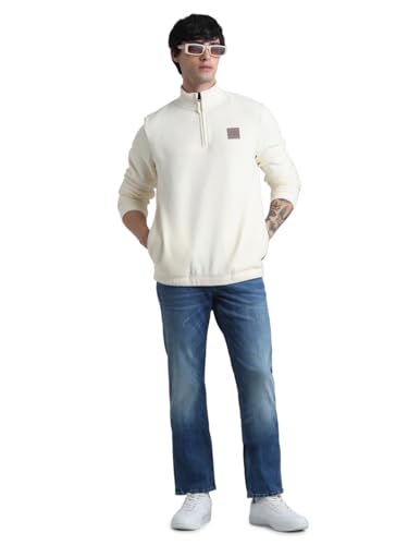 Image of JACK & JONES Men's Regular Fit Jeans | Mid Rise | Jeans for Men