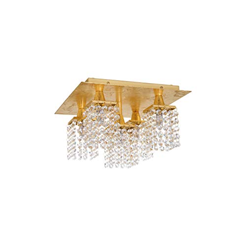 Preisvergleich Produktbild EGLO PYTON GOLD Deckenleuchte, Stahl, 3 W, goldfarben