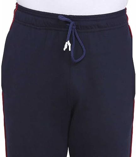 Image of Cotton Blend Casual Solid Regular Fit Track Pant for Unisex