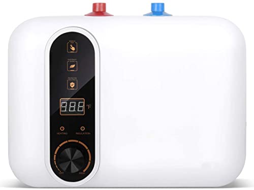 電気温水器 110V/1500W 小型電気温水器 30℃~65℃調節可 電気温水ヒーター 10L...