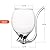 INFTYLE Vampire Wine Glass Set of 2 Cocktail Glass 12oz with Drinking Tube Straw Creative Glass Decanter Cups Mugs for Wine Champagne Juice Home Bar Party Club Glassware Barware Tool