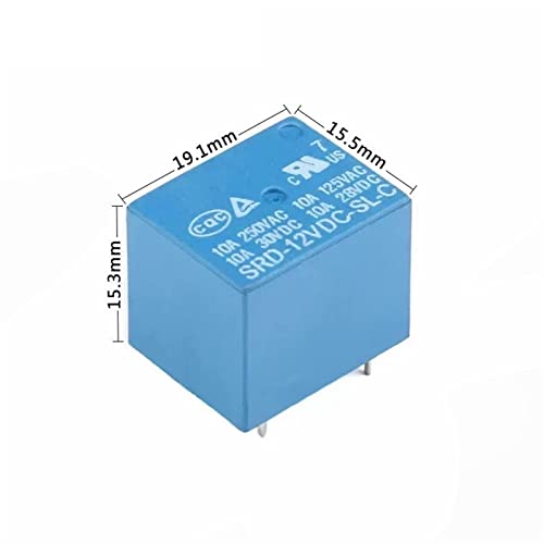 Relé SRD-03VDC-SL-C de 3V para prototipos Arduino y proyectos DIY 4