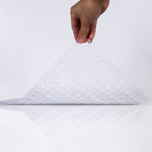 Qulable 2Pack Kitchen Sink Mat For Stainless Steel/Ceramic Sinks, Pvc Eco-Friendly Protectors For Bottom Of Kitchen Sink, Adjustable, Fast Draining, Dots Design, 11.8X15.7 (Clear) #TOP3