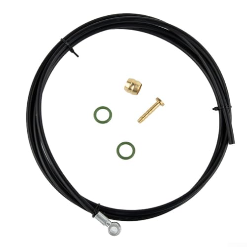 Bicycle Brake Hose And Brass Connection Insert Kit, Bike Hydraulic Disc Brake Hose Kit For BH59 BH90(Black)