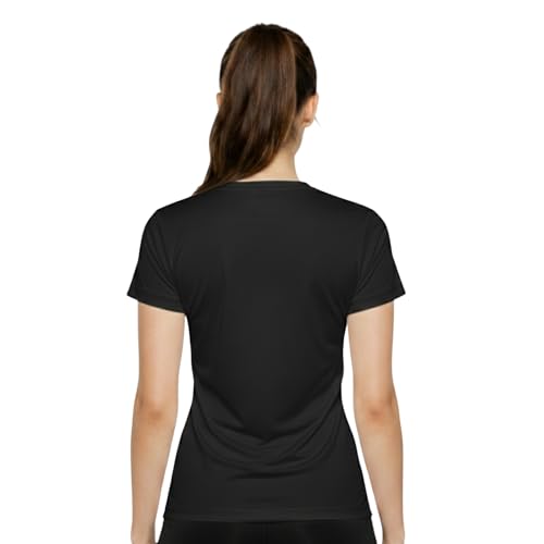 Image of NINQ Women's Athletic Compression Wear - Full Sleeve Workout & Training T-Shirt Designed for Gym, Running, Yoga, and Sports. Breathable, Stretchable