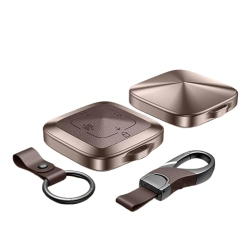 Funda de coche Zeekr 001 protector de llave Bluetooth de aluminio con llavero 2