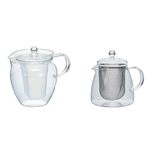 �y�Z�b�g�����zHARIO(�n���I) �}�{ ���� �Ȃ� ���p�e��700ml �ϔM�K���X ���{�� �e�B�[�|�b�g CHRN-4N + ���[�t�e�B�[�|�b�g �s���A ���p�e��700ml �ϔM�K���X �v���[���g �M�t�g ���蕨 CHEN-70T