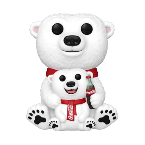 Funko Pop! & Buddy: Coca Cola Polar Bear-Cola - Bear & Cub - Coca-Cola - Vinyl-Sammelfigur - Geschenkidee - Offizielle Handelswaren - Spielzeug Für Kinder und Erwachsene - Ad Icons Fans