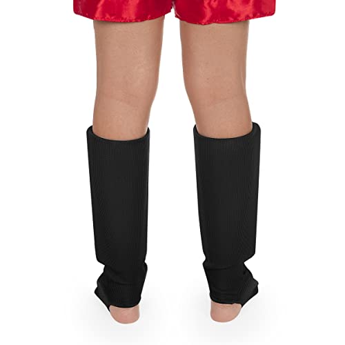 Kit Bandagem Rápida + Caneleira com Pé Muay Thai MMA Boxe