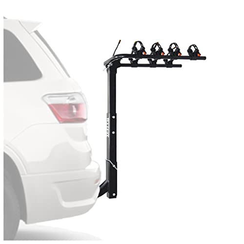 HTTMT- 4 Bike Rack Bicycle Carrier Hitch Mount w/ 2" Receiver for…