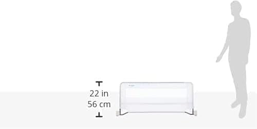 Miniatura 3 de Regalo Protector de riel de cama abatible con sistema de seguridad de anclaje reforzado Blanco