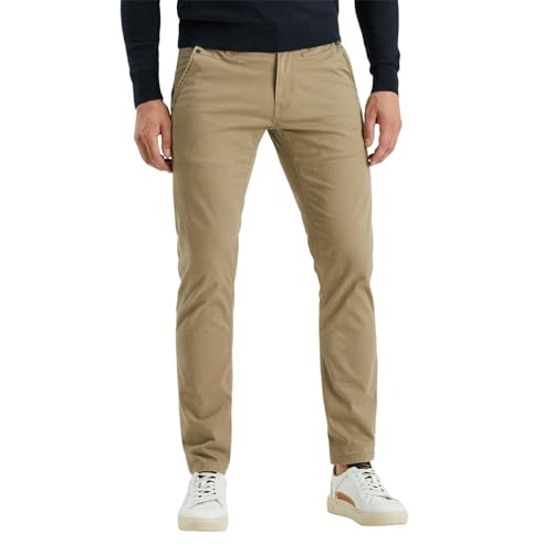 PME Legend Pantalon chino Twin WASP pour homme - Coupe regular - Bleu beige vert, 32W / 32L