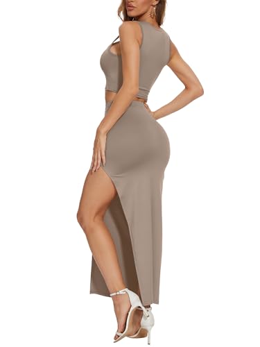 Image of ELLEVEN Two Piece Skirt Sets for Women Going Out Outfits