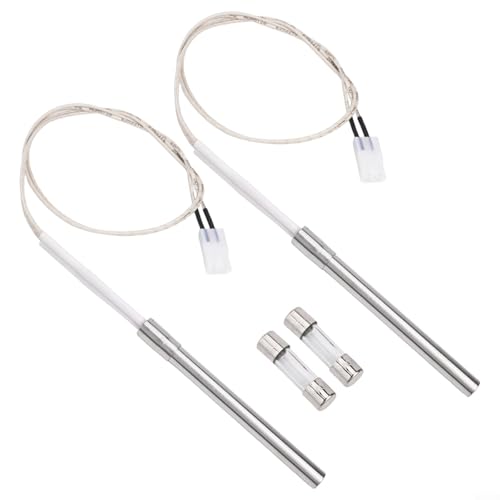 Quiclume Hot Rod Ignitor para kit de repuesto, paquete de 2 con fusibles 070 075 para Pro Series y accesorios de parrilla de pellets