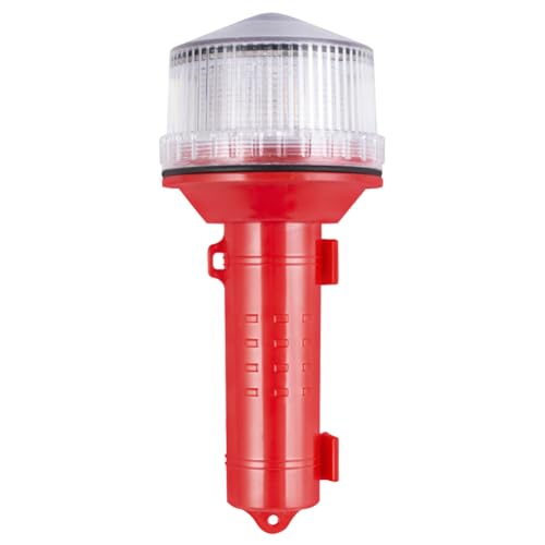 CHANGYUE Solar Lading LED Marine Signal Light 2 Visualentfernung Multifunktionales Signallicht 65 Grad Anti-Fog-Boot-Bootsnavigation Licht for die Marine Navigation