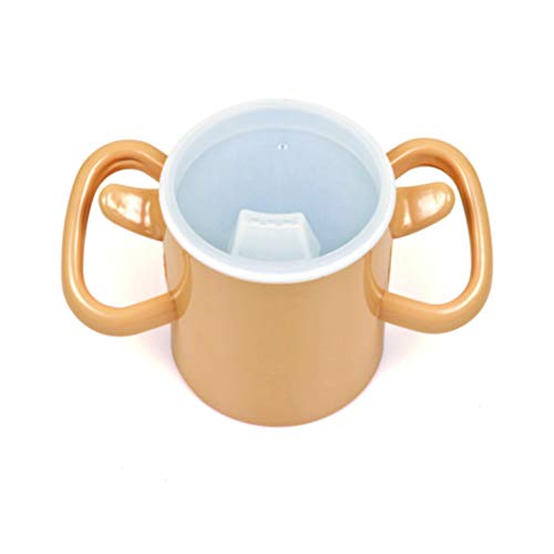 Ableware Artho Easy-to-Grasp Thumbs-Up Lightweight Drinking Cup with Lid