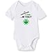 HEXAGON Body Bébé Humour Coton Bio Manches Courtes | Bodies Bebe Unisexe Fille Garcon | Idée Cadeau Original Naissance, Grossesse, Baby Shower | Motif : Confinement (T80)