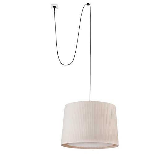 Faro Barcelona 68604-44 SAMBA lampe suspension bicolore abat-jour textile cordon fiche
