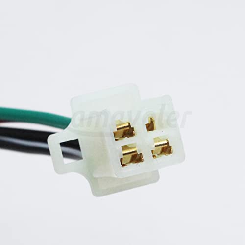 Image of 4 Wire 4 pin Ignition Key Switch Fit for Go Kart ATV Quad Dirt Bike Scooter Motorcycle. Perfect Replacement Accessories.