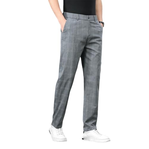 Pantalon d'été à carreaux homme confort stretch et légèreté absolue