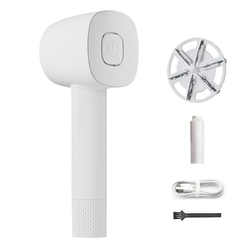 Limpiador de pastillas de tela, removedor de pelusas para ropa - Cortador de pelusa de tela 2 en 1, desfuzzador de suéter portátil eléctrico con cepillo de limpieza para muebles, suéter, sofá,