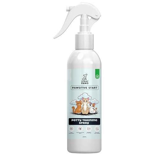 Image of Pawsitive Start Potty Training Spray for Cats | Dual-Action Litter Attractant & Scent Reset Formula | Natural Bio-Scent Aid for Kittens & Senior Cats | Fast-Drying, Non-Staining | 200ml