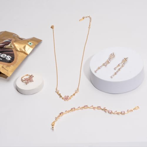 Image of SALTY Raksha Bandhan Jewelry Gift Box for Sister, Brother, Bhaiya & Bhabhi | Stylish Rakhi Gift Hamper | Festive Gift for Siblings | Elegant Luxury Gift Box