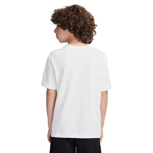 Image of Messi Boys' Lifestyle Short Sleeve T-Shirt, Slim-fit Graphic Tee, Cotton Blend Fabric