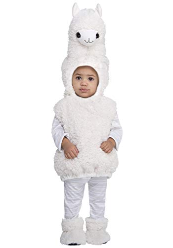 LF Centennial Pte. Toddler Lovable Llama Costume 2T White