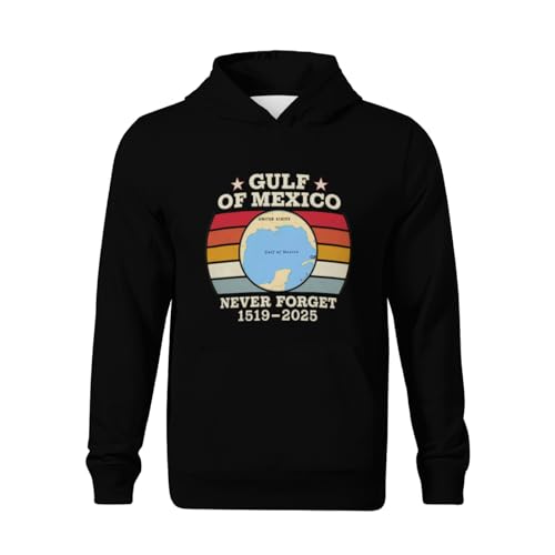 Kids Vintage Funny Never forget Gulf of Mexico Boys Girls Lightweight Kangaroo Pocket Fleece Hoodies2