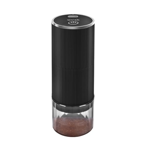 Wirsh M150F Burr Coffee Grinder-Rechargeable Battery Operated Coffee Grinder thumb #7