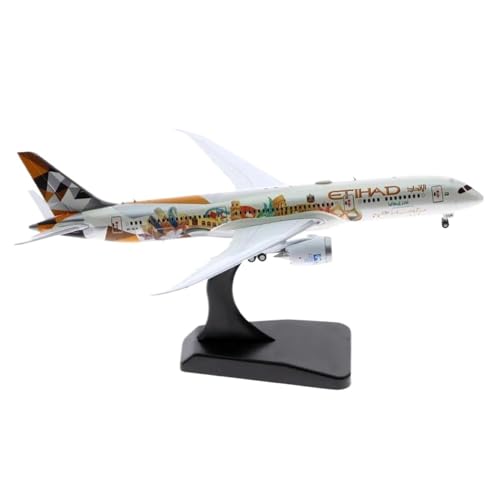 Modelo B787-9 Etihad Airways escala 1:400 avión de colección en aleación