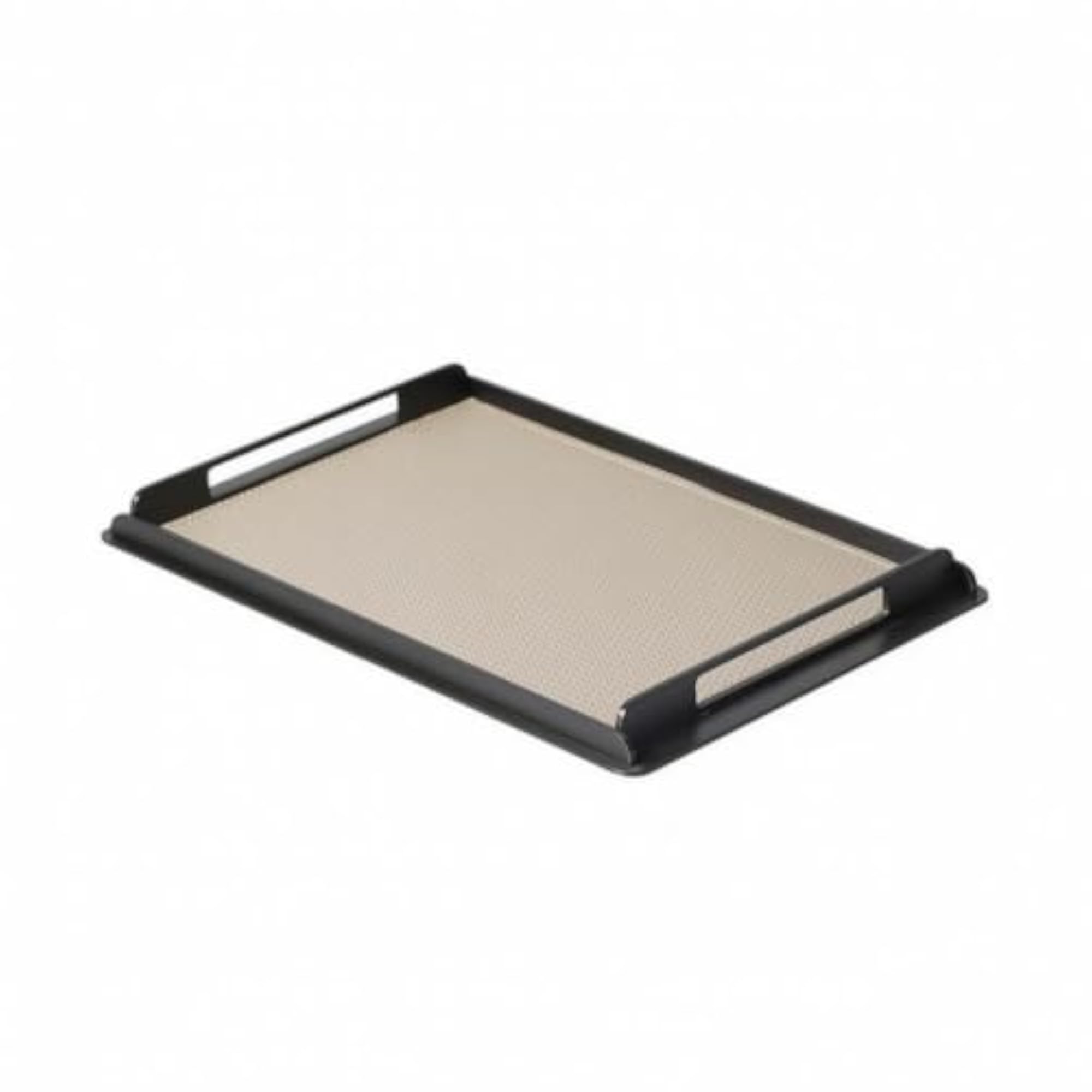 Rectangular Metal Frame Tray with Handles, Decorative Gift