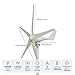 Wind Turbine Generator Kit, 1200W 5 Blade Wind Generators for Home, 12V 800RPM Power Kit with Controller, Windmill Generator for Solar&Wind System