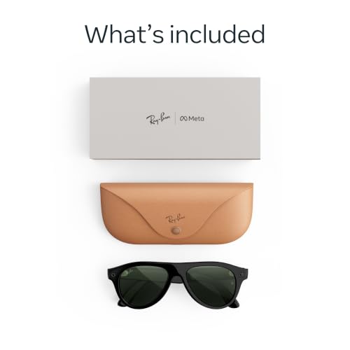 Image of Meta Ray-Ban (Gen 3) Aviator, Shiny Black, Transitions Graphite Green, AI Glasses with Camera for Men, Women