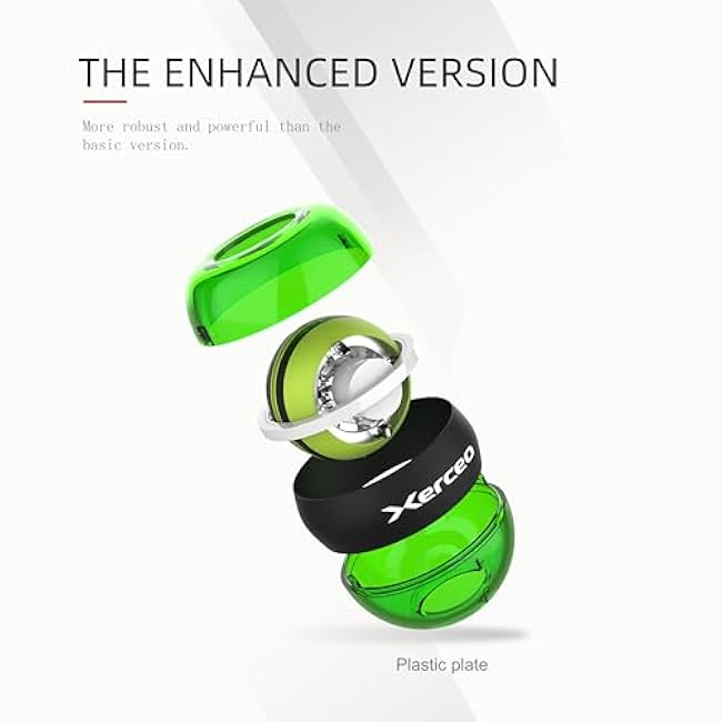 Auto-Start Power Gyro Ball, with LED Light, for Wrist & Forearm Training