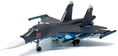 JC Wings Russian AIR Force SU-34 Full Back Soviet 34 Bombardero de combate Siria 172 troquel modelo aviones