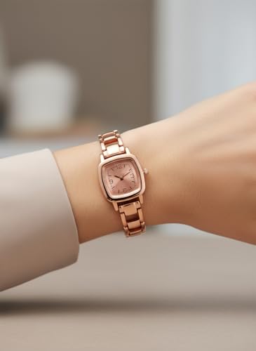 Image of Designer Stylish Watch Elegant Classic Casual Wrist Watch Square Small Face Ultra Slim Ladies Watches