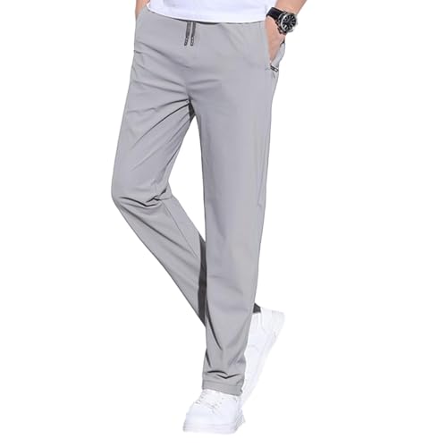 Pantalones de secado rápido para hombre con tejido deportivo elástico y ligero