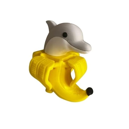 Genérico Figura Bananite Dolfinite - Brainrot Italiano in 3D con PLA Biodegradabile (13 x 9 cm)