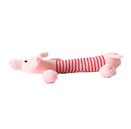 Cute Pet Dog Cat Plush Squeak Sound Dog Toys Funny Fleece Durability Chew Molar Toy Fit for All
