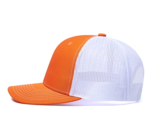 Image of Quanhaigou Trucker Hat - Mesh Snap Back - Unisex Adjustable Baseball Cap - Outdoor Hats for Men Women