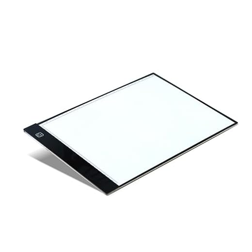 EXCEART Tablero De Dibujo Tablero De Copia A4 Caja De Luz De Dibujo Escritorio Tablero De Iluminacion Escala A3 Escritorio Tableta De Dibujo