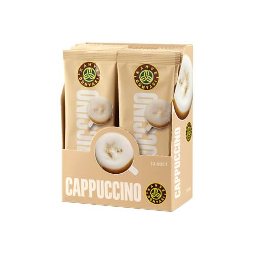 KAHVE DUNYASI Dünyası Özel Seri Sıcak Cappuccino, 10'lu