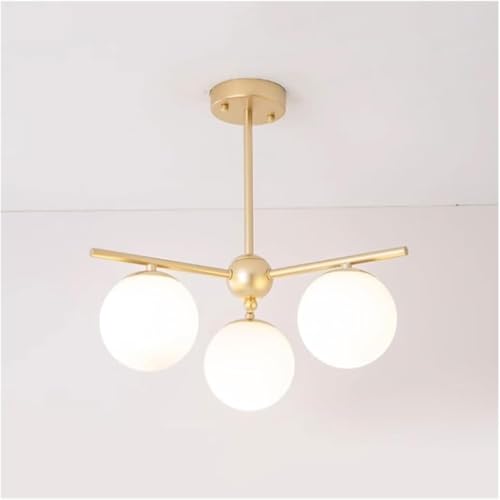 Lustres cililight sphérique en verre QHQQXN contre le manque de lumière salon