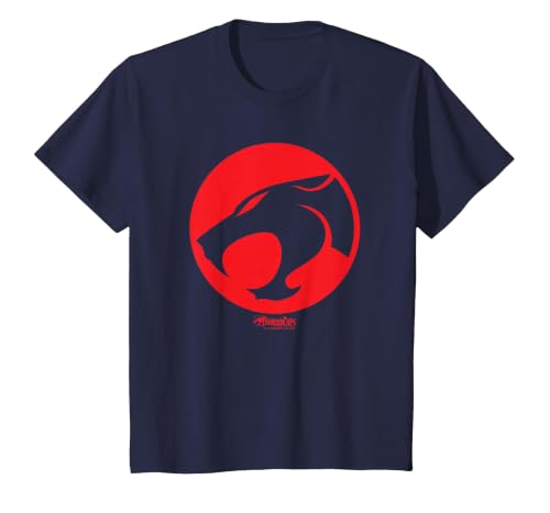 Thundercats Red Logo T-Shirt, Youth, Navy Blue, Large