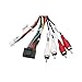 CAN Bus Decoder Wiring Harness 16 Pin Plug to ISO Connector Car Android Cable Adapter Compatible for Fiat 500 Punto Uno Doblo Lancia Delta