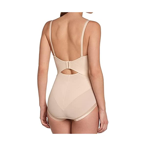 Maidenform-Womens-Body-Shaper-With-Built-In-Bra-Anti-Static-Shapewear-FL1256 Maidenform womens Shaper With Built-in Bra & Anti-static Fl1256 shapewear bodysuits, Latte Lift, 36C US